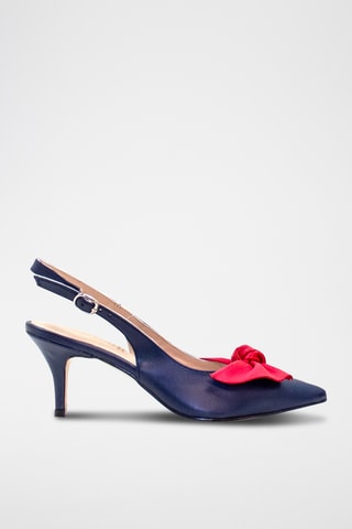 Sapatos de salto em couro - Azul
