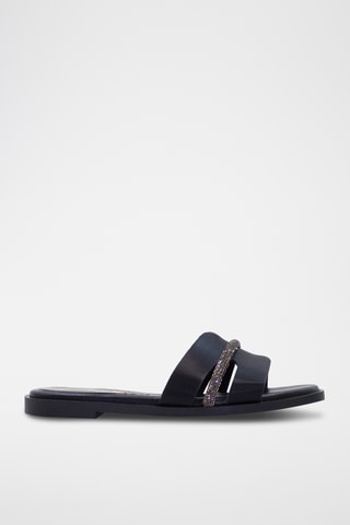 Mules em couro - Preto