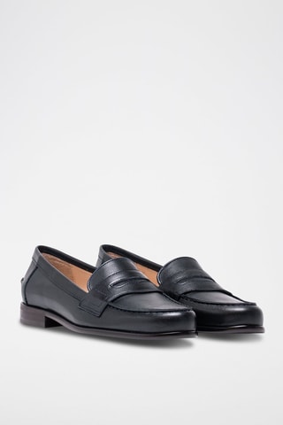 Mocassins de couro Azul-marinho - Azul-marinho