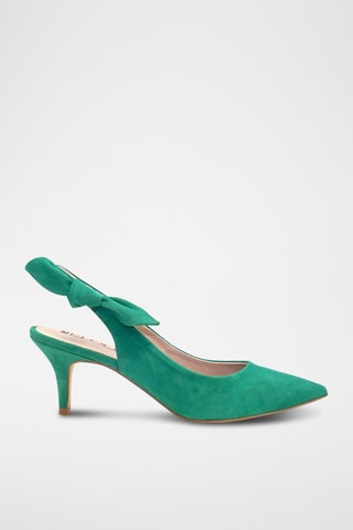 Sapatos de salto em couro - Verde