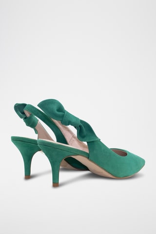 Sapatos de salto em couro - Verde