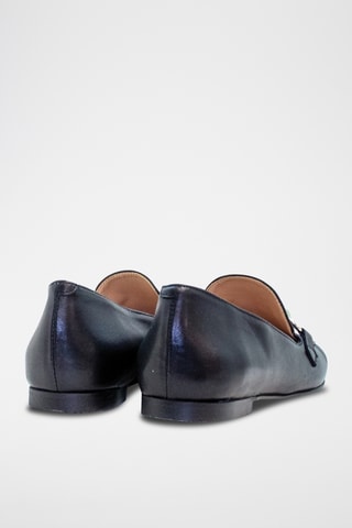 Mocassins em couro - Preto