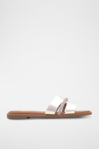 Mules em couro - Preto