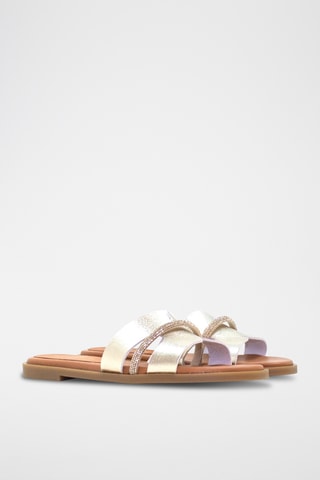 Mules em couro - Preto