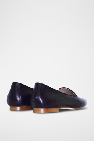 Slippers em couro - Preto