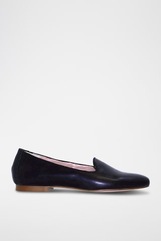 Slippers em couro - Preto