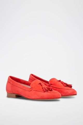 Mocassins em nobuck Vermelho - Vermelho