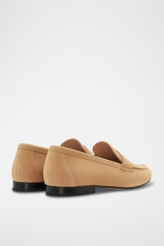 Mocassins em nobuck - Castanho