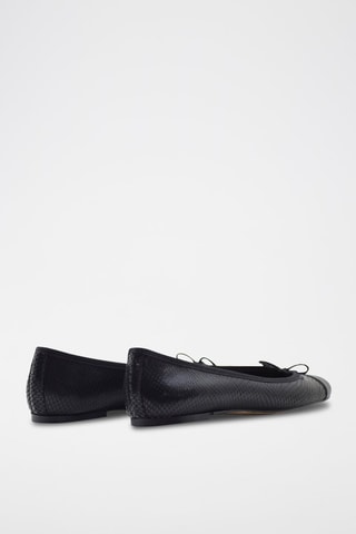 Sabrinas em couro Preto - Preto