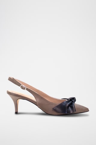 Sapatos de salto em couro - Preto
