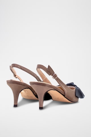 Sapatos de salto em couro - Preto