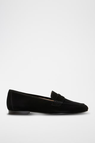 Mocassins em nobuck - Preto