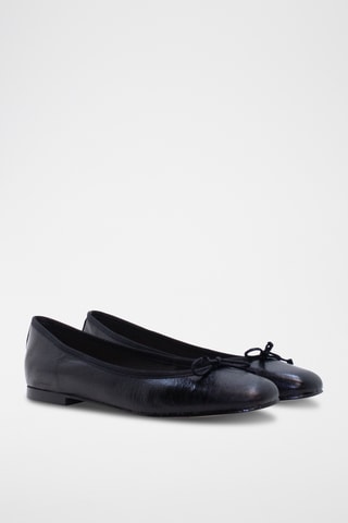 Sabrinas em couro - Preto
