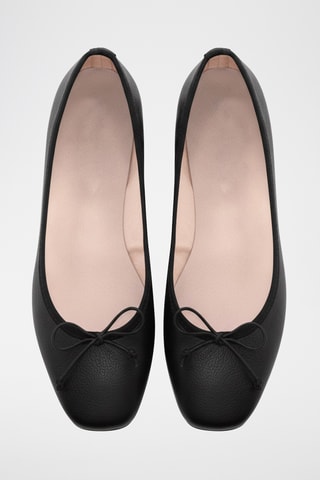 Sabrinas em couro - Preto