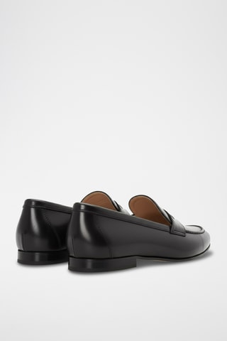 Mocassins em couro - Preto