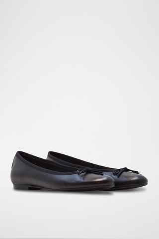 Sabrinas de couro Preto - Preto
