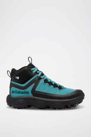 Zapatillas altas - Celeste y negro