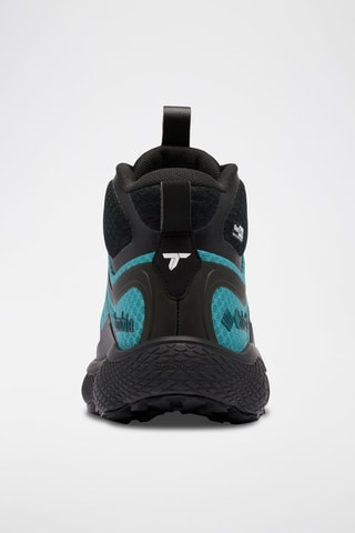 Zapatillas altas - Celeste y negro