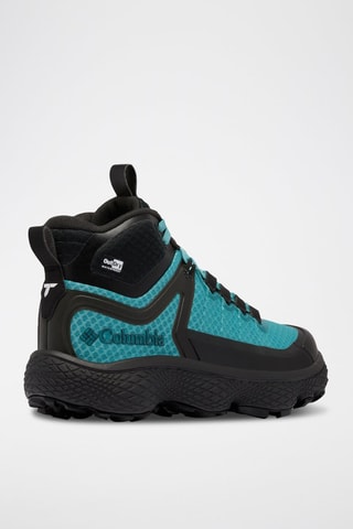 Zapatillas altas - Celeste y negro