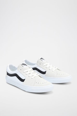 Zapatillas de nobuk - Blanco y negro - Vans
