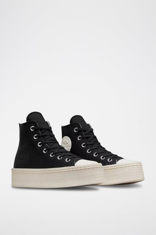 Sneakers de corte alto con plataforma All Star Modern Lift - Negro