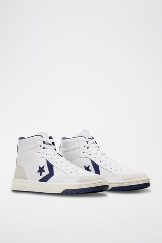 Sneakers de piel de entrenamiento - Blanco y azul marino - Converse