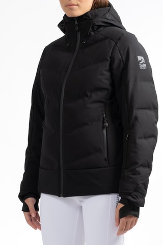 Anorak de esquí con capucha Kamino - Negro
