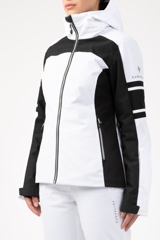 Chaqueta de esquí con capucha Kairen - Blanco - Sun Valley