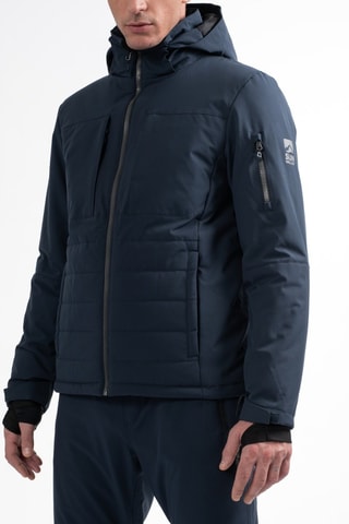 Chaqueta de esquí con capucha Doran - Azul marino - Sun Valley
