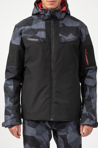 Chaqueta de esquí con capucha Draggo - Negro - Sun Valley