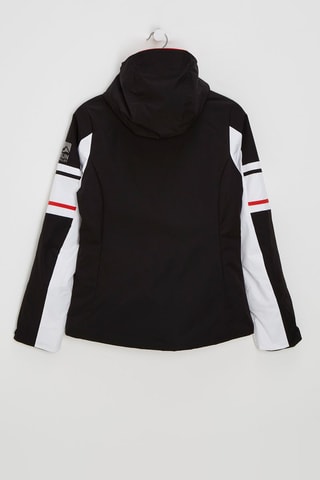 Chaqueta de esquí con capucha Kairen - Negro y blanco - Sun Valley