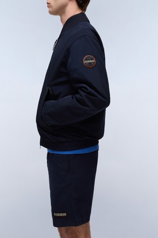 Chaqueta A Montale - Azul marino y naranja - Napapijri