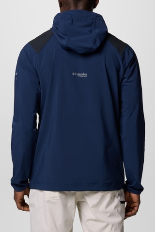 Chaqueta polar de senderismo Softshell Canyon™ - Azul marino