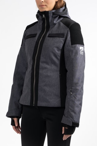 Chaqueta de esquí con capucha Katana - Negro