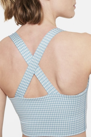 Crop top de entrenamiento - Celeste - Nike