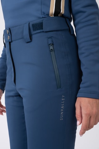 Pantalón de esquí de tiro alto Idril - Azul cobalto