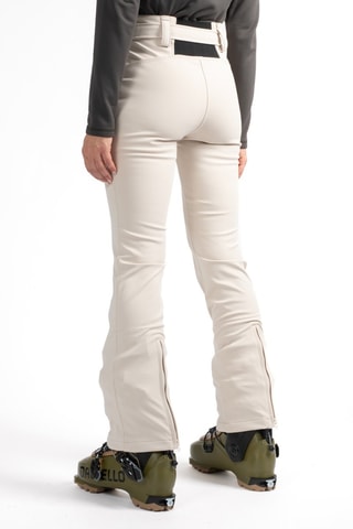 Pantalón slim fit de esquí Softshell Izalys - Beige - Sun Valley