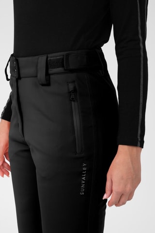 Pantalón de esquí de tiro alto Idril - Negro - Sun Valley