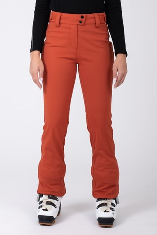 Pantalón slim fit de esquí Softshell Isoar - Naranja - Sun Valley