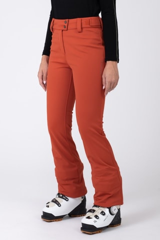 Pantalón slim fit de esquí Softshell Isoar - Naranja - Sun Valley