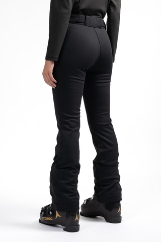 Pantalón slim fit de esquí Softshell Isoar - Negro - Sun Valley