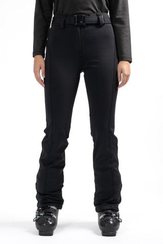 Pantalón slim fit de esquí Softshell Izalys - Negro - Sun Valley