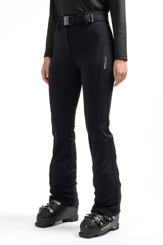 Pantalón slim fit de esquí Softshell Izalys - Negro - Sun Valley