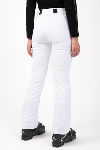 Pantalón slim fit de esquí Softshell Isoar - Blanco - Sun Valley
