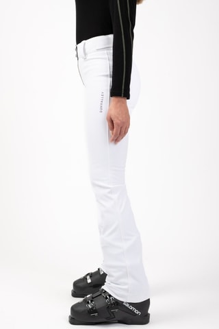 Pantalón slim fit de esquí Softshell Isoar - Blanco - Sun Valley
