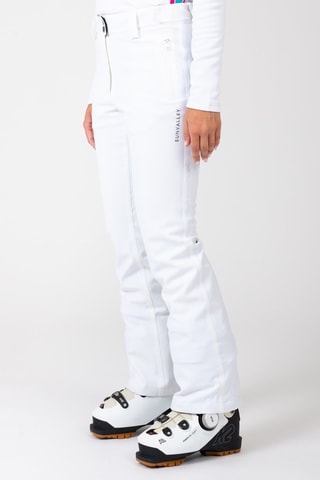Pantalón de esquí de tiro alto Idril - Blanco - Sun Valley