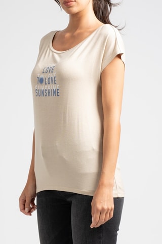 Camiseta Pakka- Beige - Sun Valley