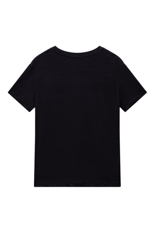 Camiseta de lino S Ete - Negro - Napapijri