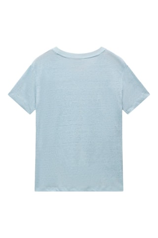 Camiseta de lino S Ete - Azul claro - Napapijri