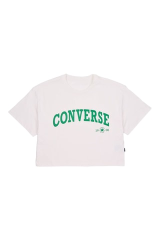 Camiseta cropped - Blanco - Converse
